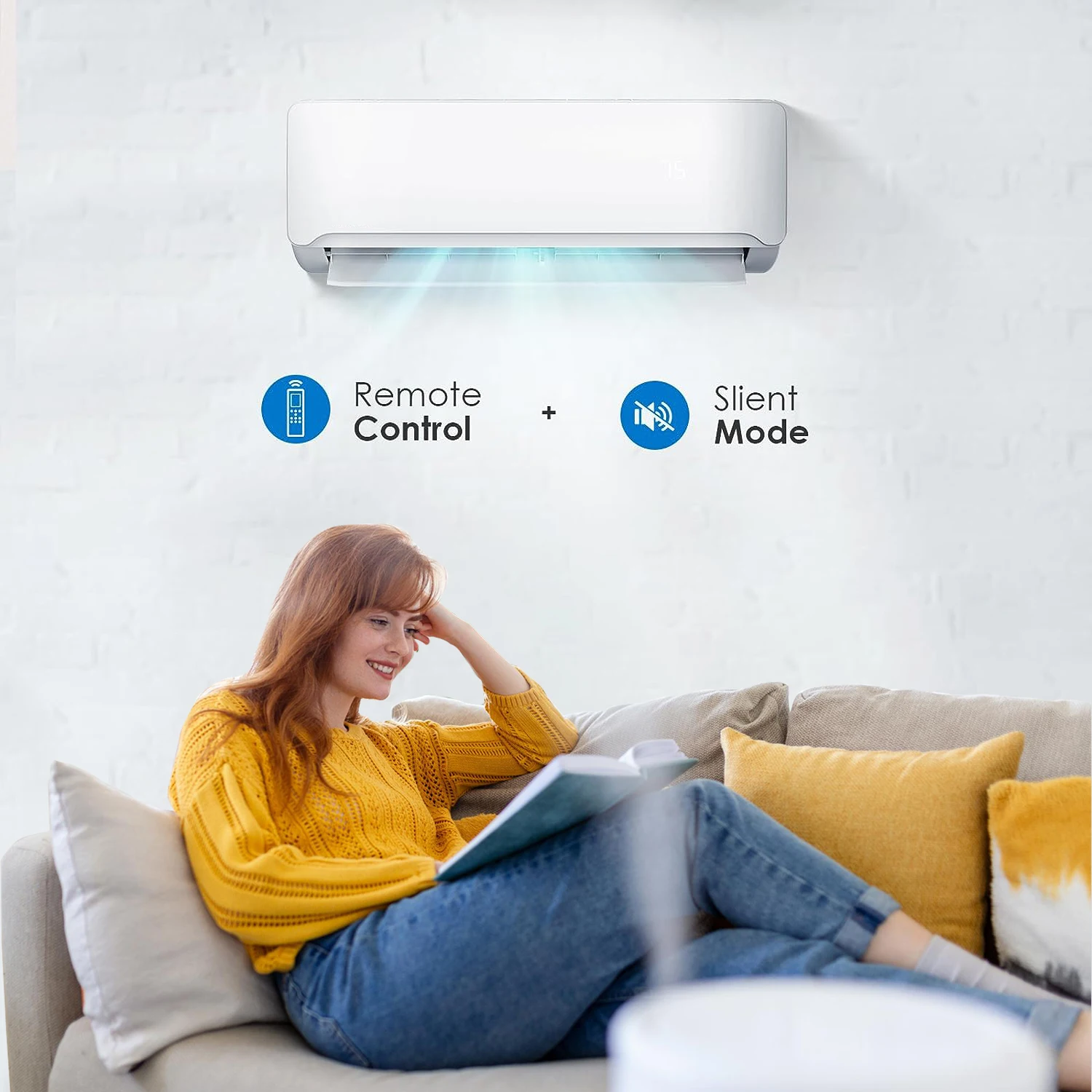 24000BTU No Inverter Cooling Only Mist Manufacturers Single Room Airconditioner Wall Split Indoor Unit Of Air Conditioner