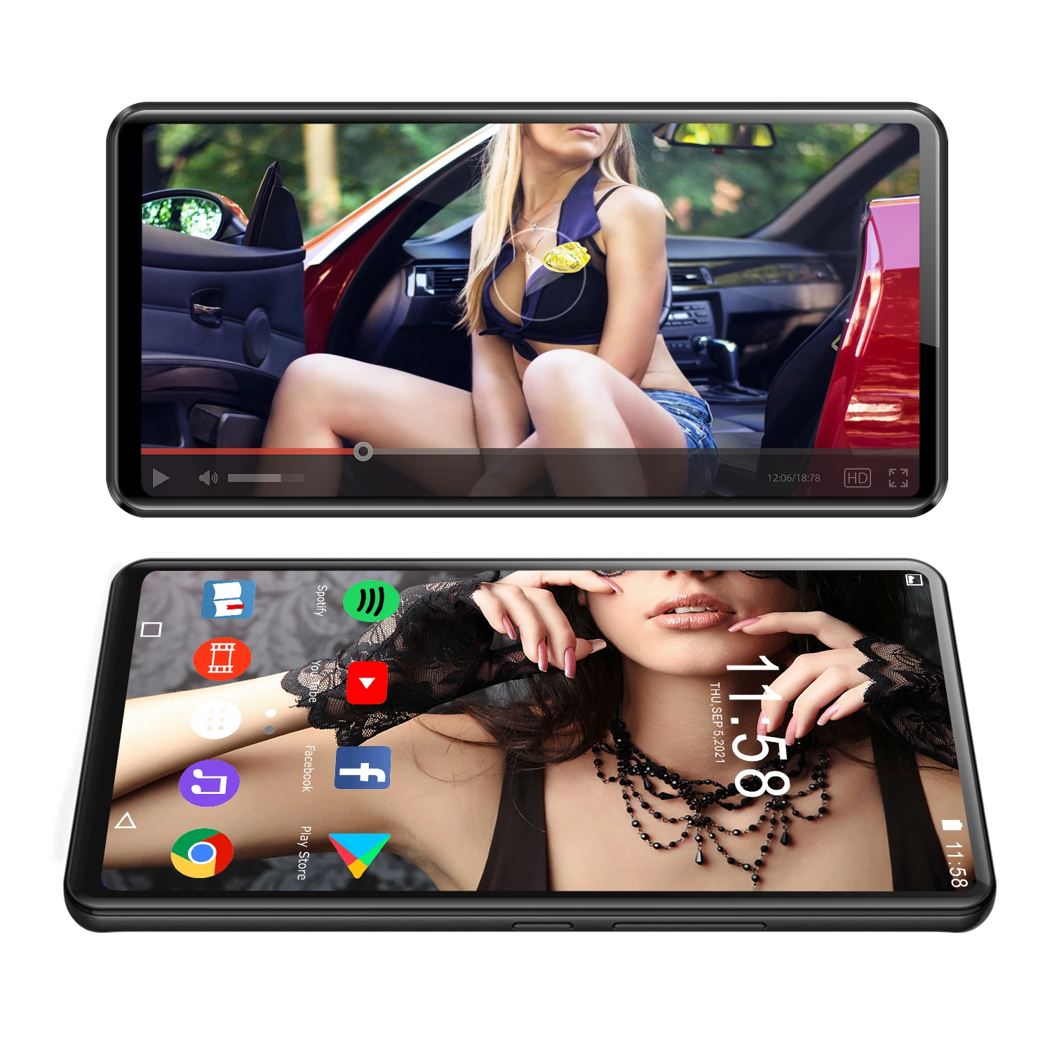 S21 Bt Touch screen 6 inches BT WIFI Android home office recreation new movie free download sexy videos mp3 mp4 player