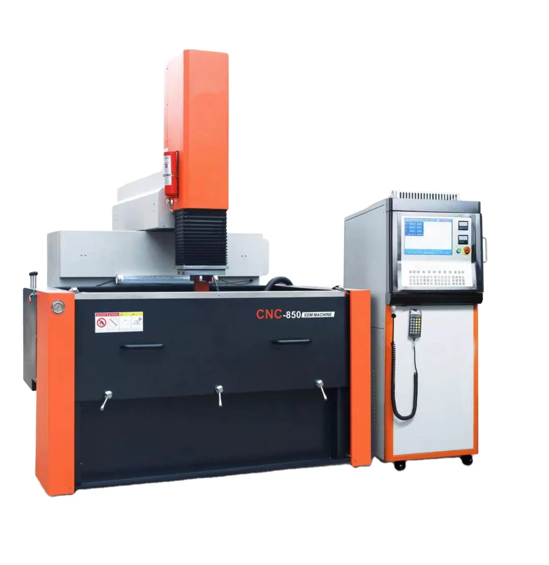CNC850 высокоскоростной AC электрические графитовые EDM, сверкающие, эрозии формовочная машина под давлением опускается на дно машины
