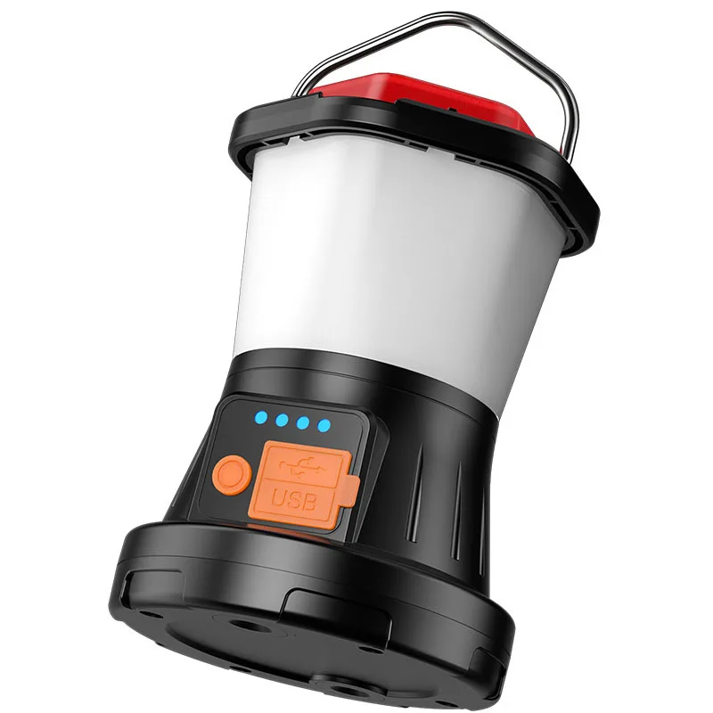 factory lamp outdoor Portable led camp lights Multifunctional type C Camping lights USB Rechargeable outdoor Led Camping Lantern