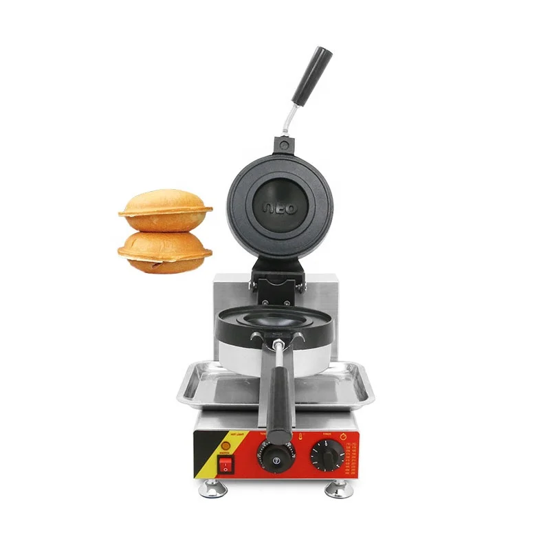Rotatable Pan Ufo Hamburger Press Ice Cream Brioche Sandwich Machine