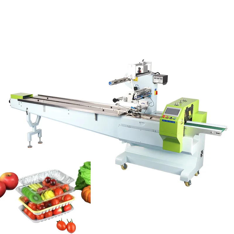 Горизонтальная упаковочная машина для фруктов и овощей