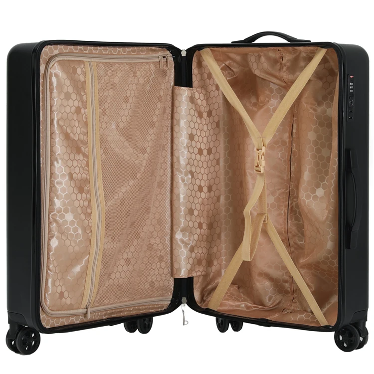 
abs cabin size trolley suitcase/abs carry-on luggage supplier/abs hardside trolley suitcase 