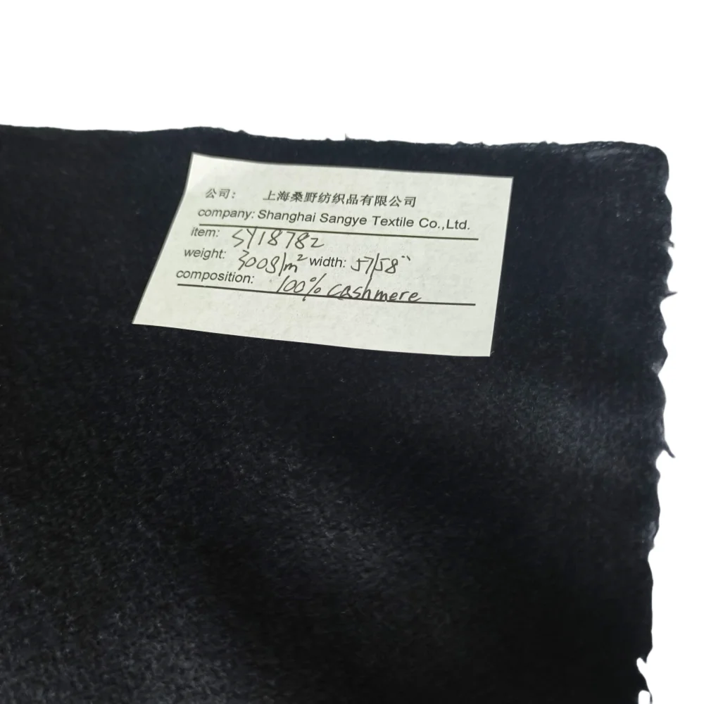 wool fabric for coats pure cashmere single-faced navy velvet fabric for boys men girls women winter style