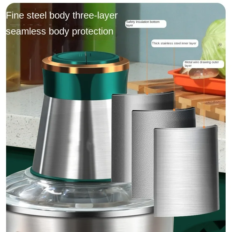 professional factory electric food processor meat grinder chopper machine