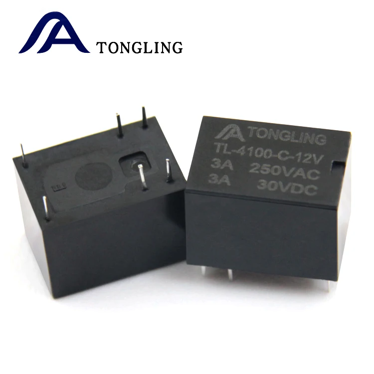  Сигнальное реле TL-4100-C-12V 12V 6Pin 5V 3A JRC-21F