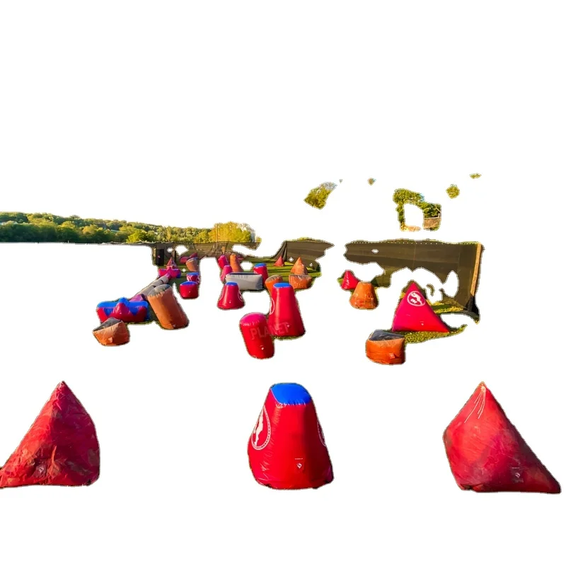 Wholesale Factory Price Laser Shooting Archery Target Game Inflatable CS Shooting Obstacle Course Inflatable Paintball Bunkers