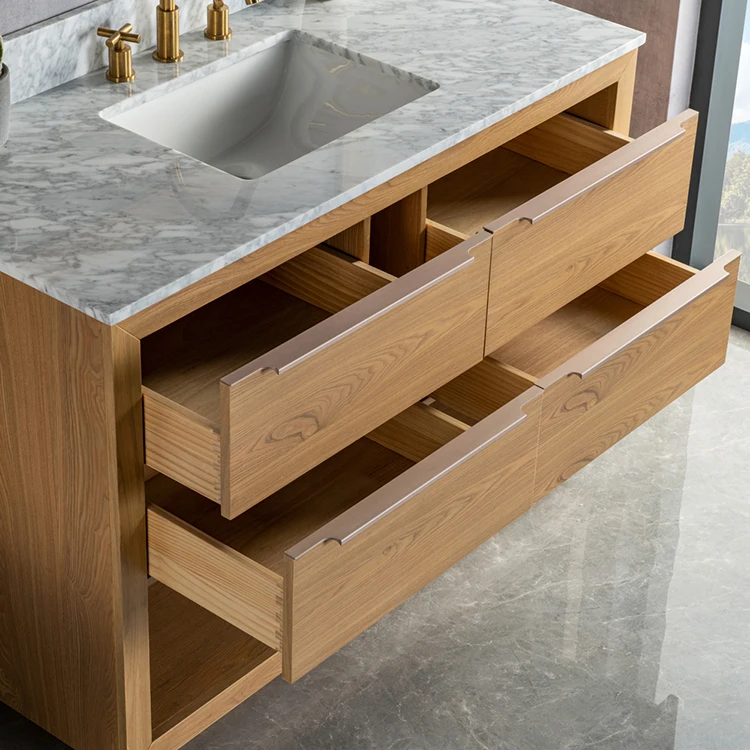 Bathroom Vanity Modern Floor-standing Single Sink Bathroom Storage Furniture