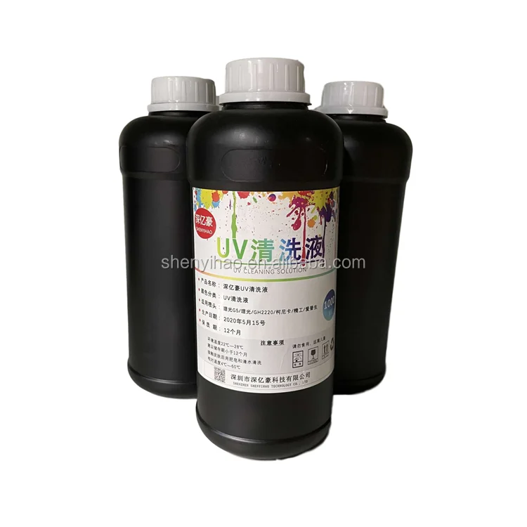 1000ML UV Cleaning Fluid Printhead Cleaning Liquid 100ML UV Ink Print Head