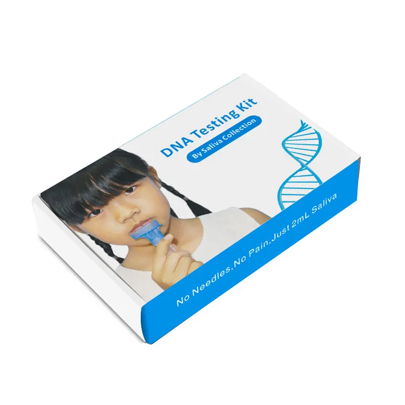 China Swab Manufacturer Disposable Molecular Diagnostic Sampling Painless Oral DNA RNA Home Saliva Dna Collection Kit