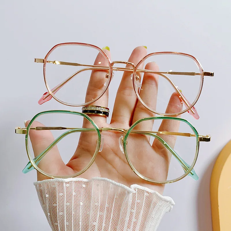 High-quality green ultra-light glasses frame retro fashion Anti Blue light blocking glasses Optical Eyeglass Frames