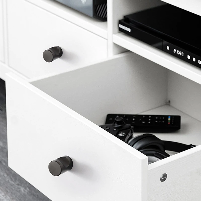 16/18/20mm Cheap Price Aluminum Furniture Handle Drawer Single Hole Aluminum Knobs