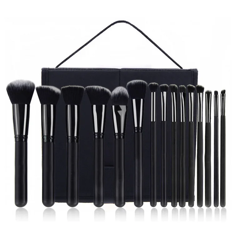 
Wholesale 2020 15pcs Private Label Makeup Brushes Set with Bag 