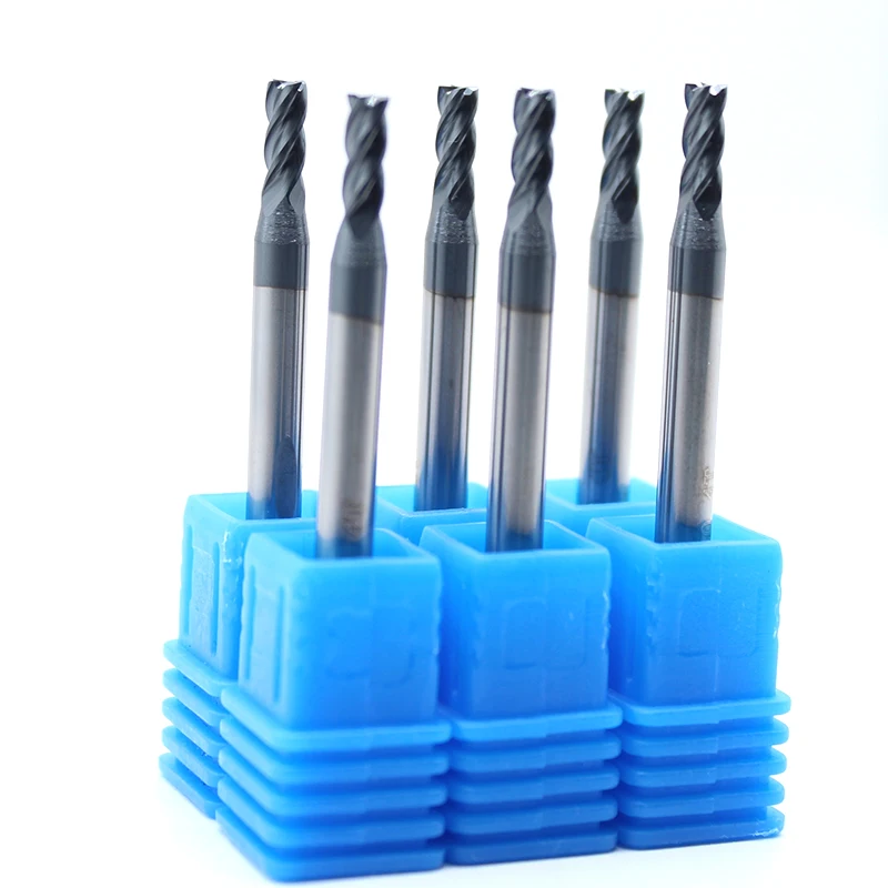 HSJR твердосплавная Концевая фреза HRC60 с 4 лезвиями 2 * D4 * 5*50*4T