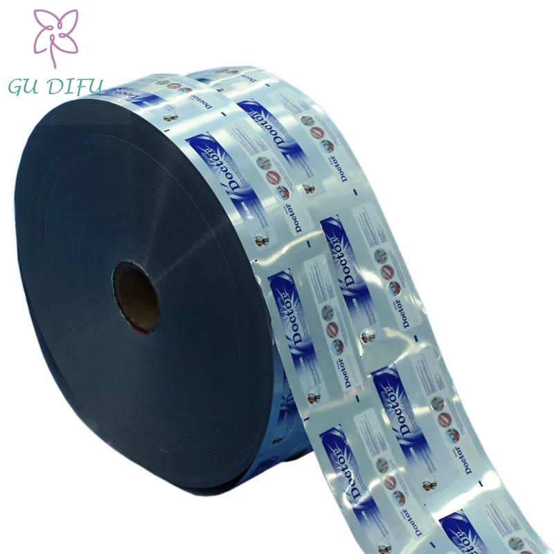 Laminated cosmetic Packaging Film Roll High Quality Customized plastic Aluminum roll film for Pharmacy Food Packaging