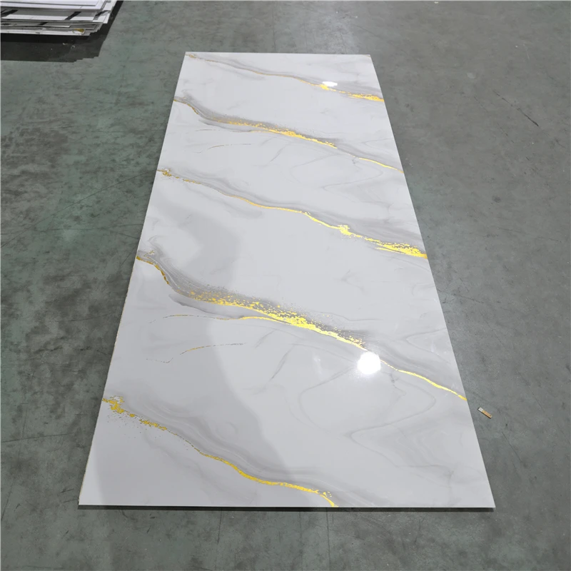 Professional Supply  Uv Marble Sheet Production Line Pvc Marble Sheet Tv Wall Pvc Uv Board