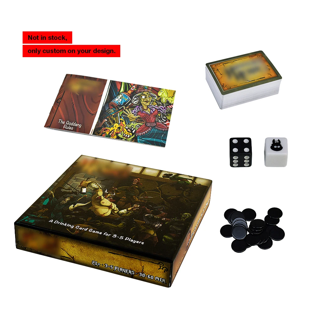 Manufacturing Wholesale Custom Card Game Board Game for Adult Party Table Game