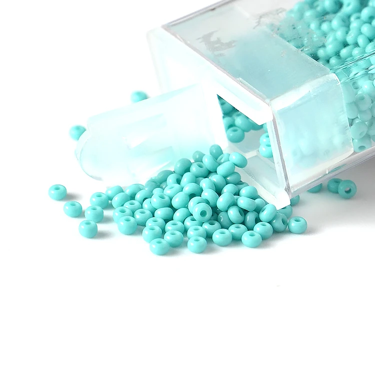 Традиционные чешские высококачественные стеклянные аквамариновые бусины, насыщенные бусины