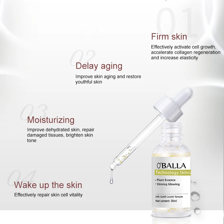 organic vitamin c face serums 24k gold whitening facial collagen skin care niacinamide anti aging serum