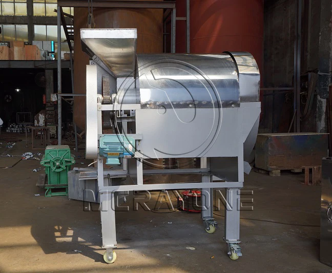 Hot Pressed Ground Nut Extractor Wood Fire Seed Roaster Canola Roaster Machine