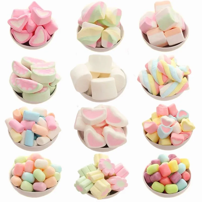 New Fruit Marshmallows Sold With BRC HACCP Certification And Xylose Sugar Healthy Snack Marshmallows Cotton Candy