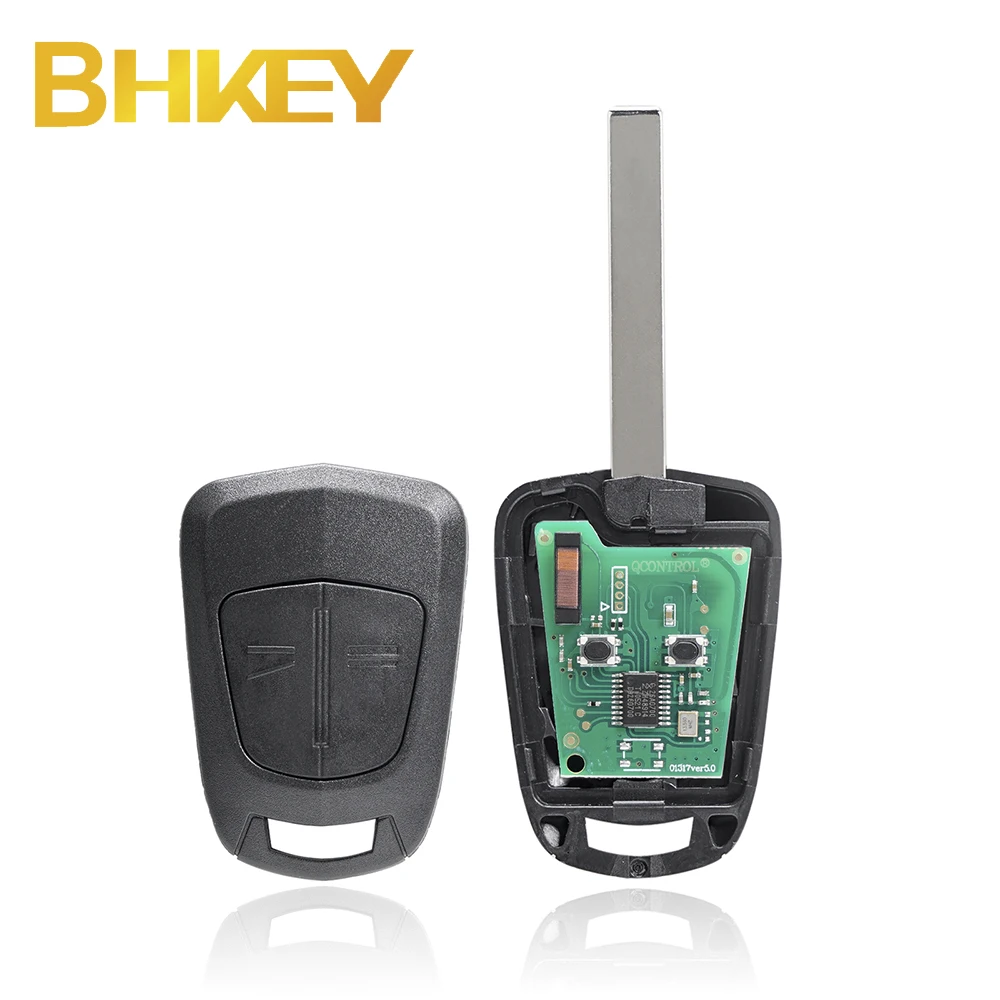 For Opel Vauxhall Astra Zafira B Corsa D Meriva B 2 BTN Remote Key Fob 433Mhz 7941 Chip