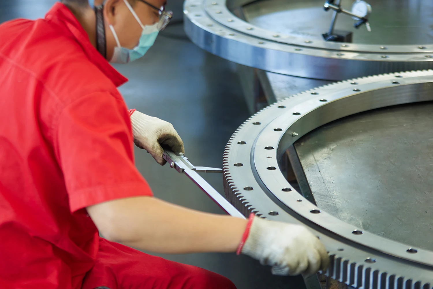 Internal gear 013.40.1120 Single row ball type with Tooth hardness Slewing bearing for Excavator