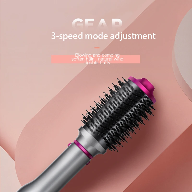 2339 Hot selling Multifunctional Hot Brush Straighter 4 In 1 Hot Air Brush Women Hair dryer Ionic