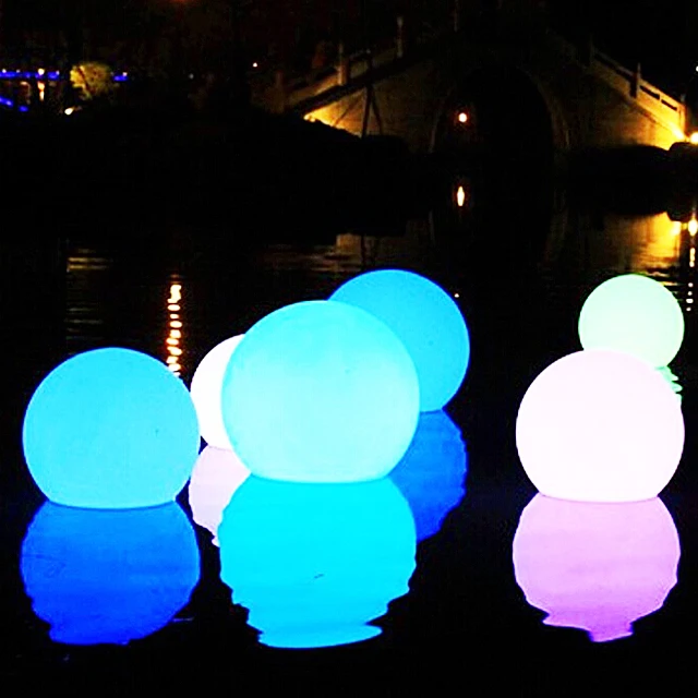 Colorfuldeco 12 см освещающий перезаряжаемый садовый Водонепроницаемый светодиодный пульт дистанционного управления световой шар