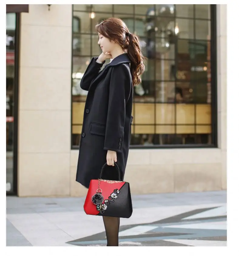 Китайская традиционная Цветочная ваза для женщин Торговая выставка Bolsa Feminina De Couro