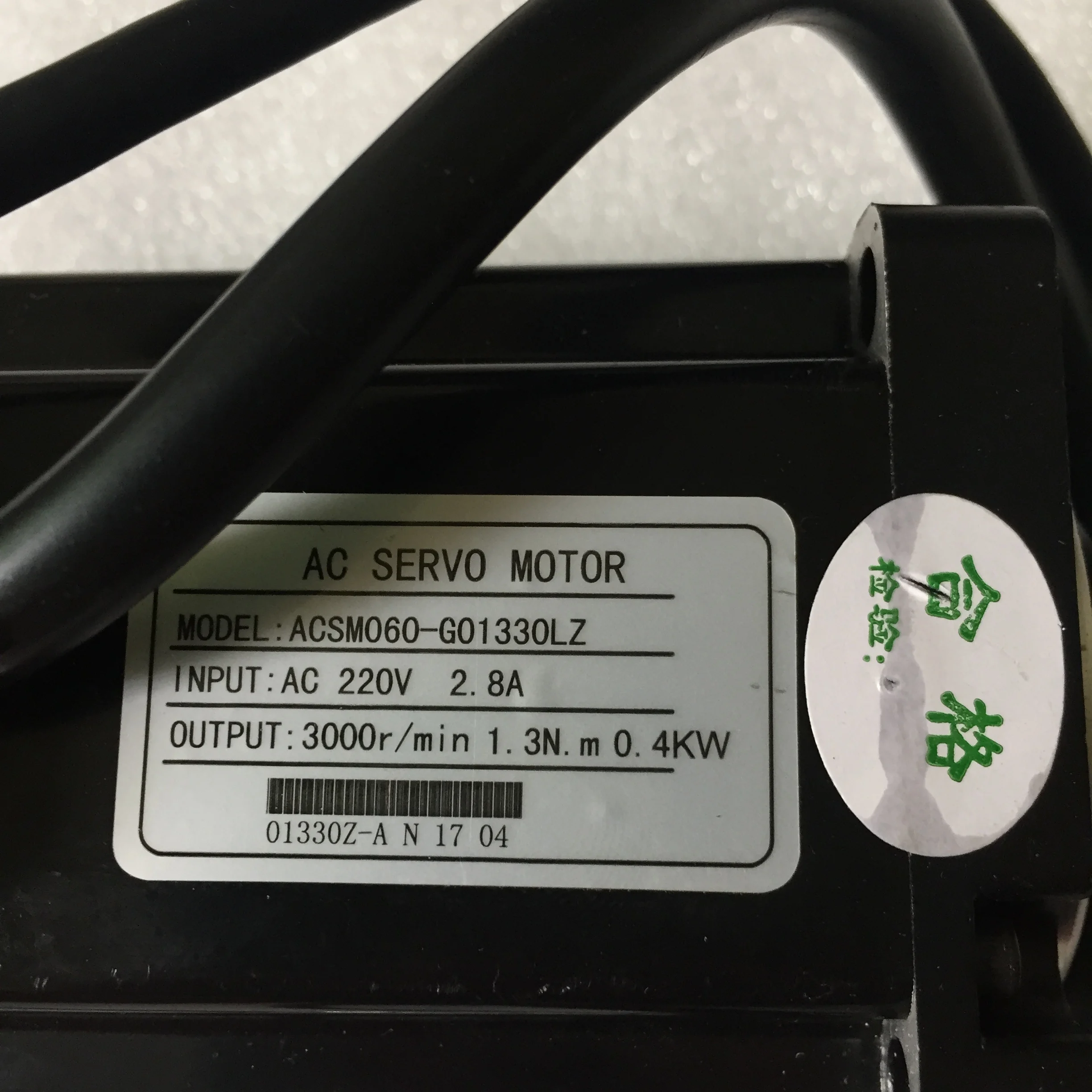 Мотор драйвер ACSM60-G01330LZ AV220V 3000 об/мин 1.27N.m 0.4KW ACSM060-G01330LZ