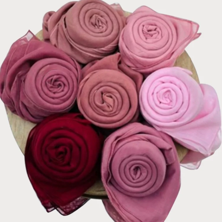 tudung bawal cotton plain voile hijab shawl japanese voile fabric cotton voile scarf shawl