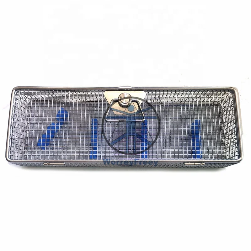 Orthopedic instruments  Autoclave sterilization tray , sterilization box for spine endoscope 6.3mm transforaminal endoscope