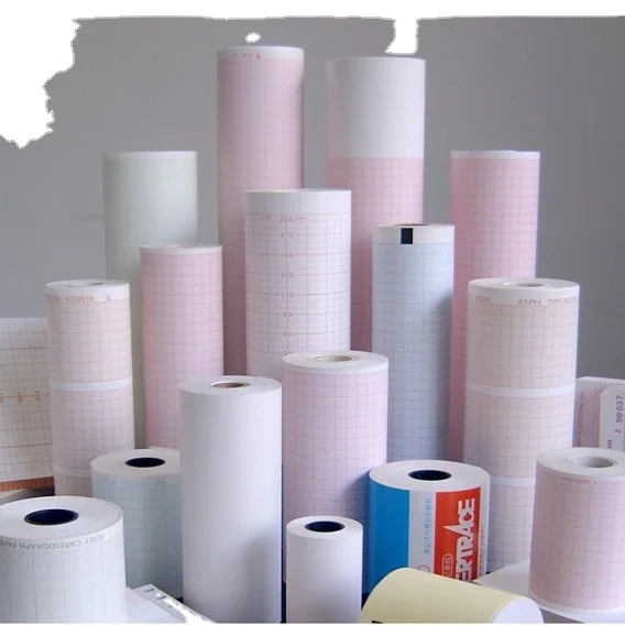 215mmx20m Wholesale Medical Ecg Recording Paper Ekg Paper Medical Paper For Hospital