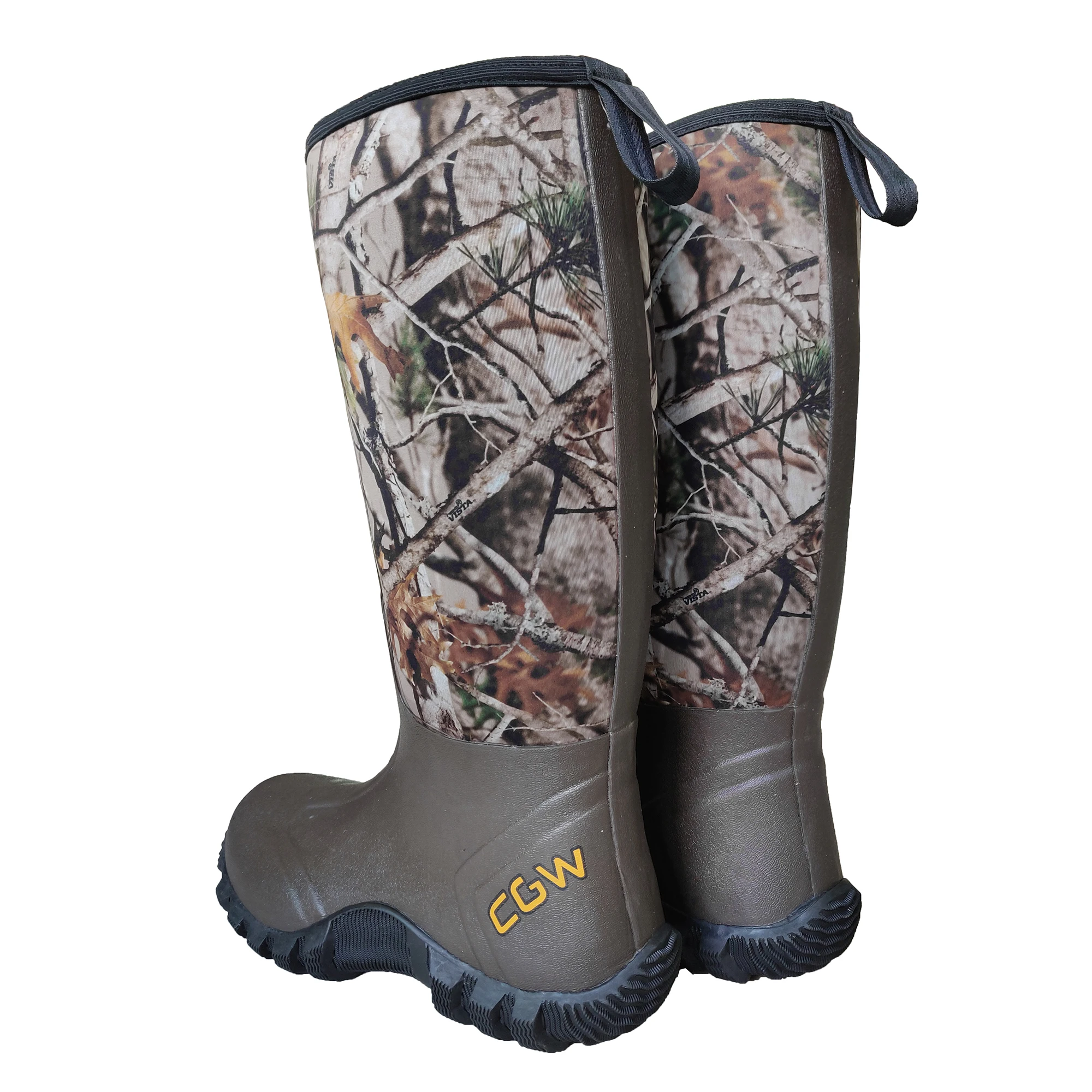 OEM MANUFACTURER WATERPROOF TODDLER GIRLS RUBBER  WELLIES camouflage rain boots   RAIN BOOTS