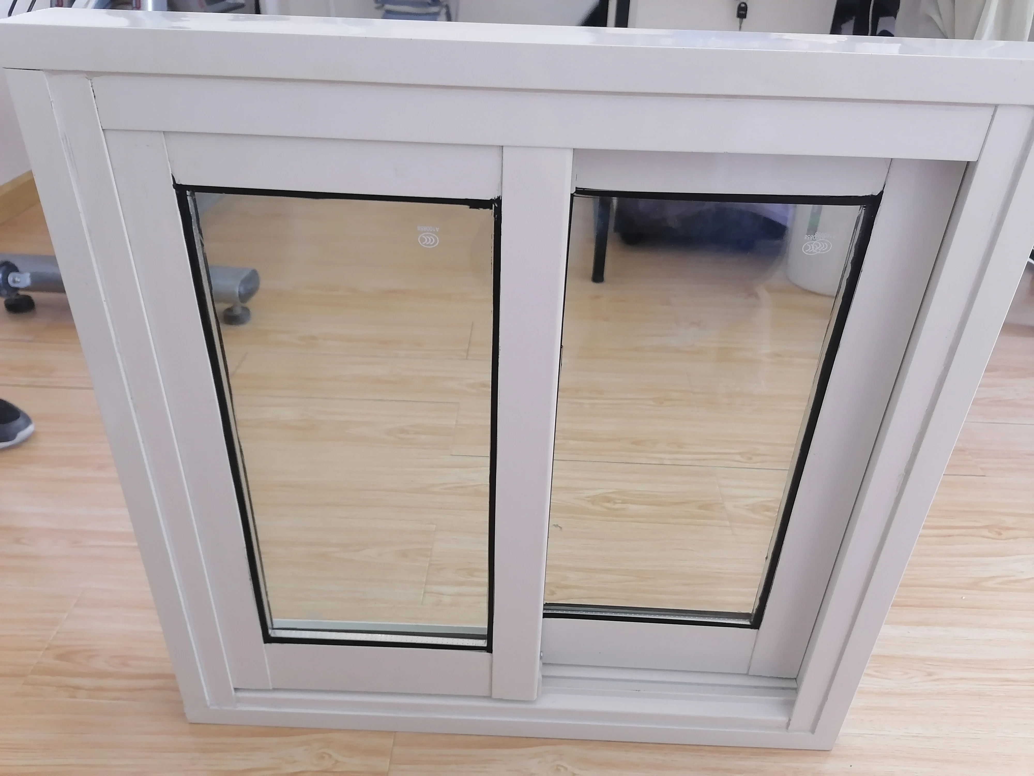 Tinted Tempered Glass Sliding Windows modern grill design aluminum windows for house kitchen