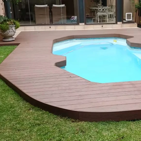 LYW easy installation wpc outdoor wpc wood waterproof decking wpc decking floor outdoor