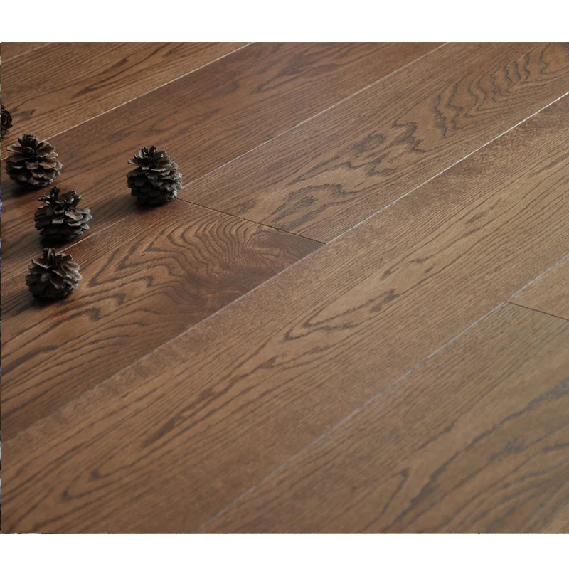 Engineering wide plank natural European oak flooring