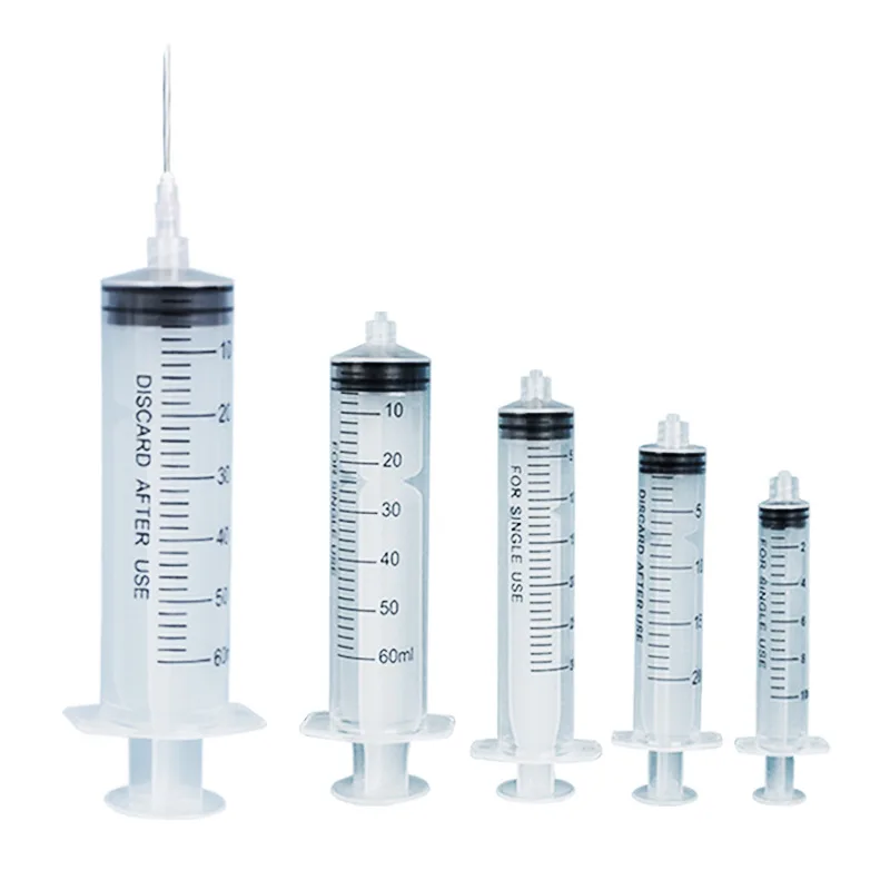Manufacturer 1ml 2ml 3ml 5ml 10ml Injection Plastic Luer Lock Sterile Medical Disposable Syringe With Needle