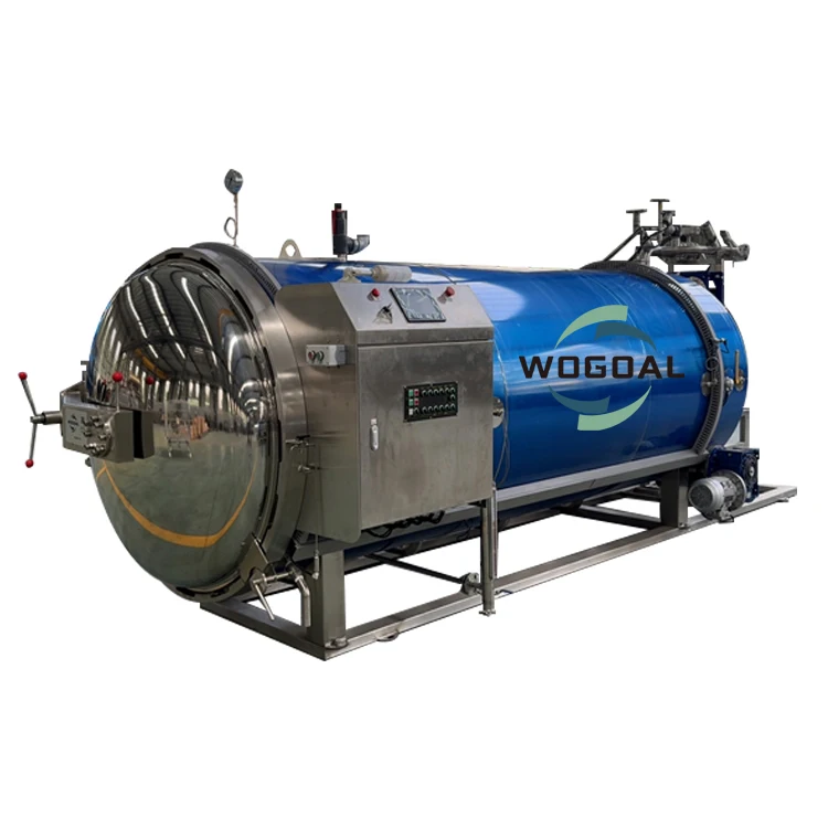 Horizontal sterilizer retort autoclave