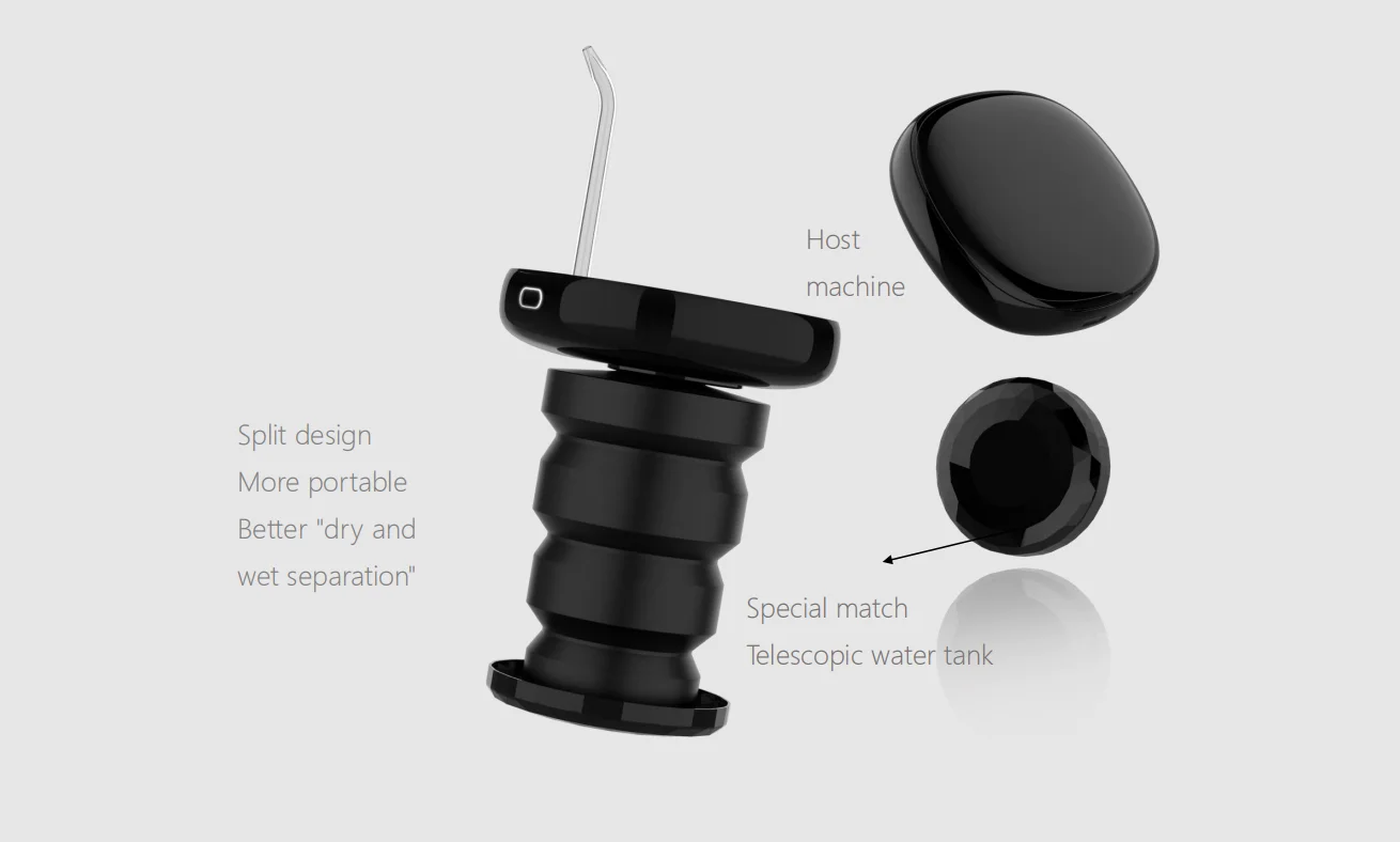 OEM Cordless mouth Irrigator Portable Oral Care Appliance Professional Dental Teeth Cleaner Electric Power Pulse Water Flosser