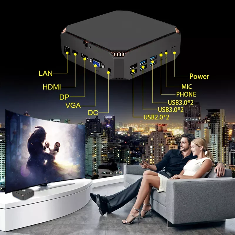 Have stock cheap price CK2 MINI PC I7 7500U 4GB RAM 64GB Emmc win10 7265D wifi V4.2 portable mini pc for office 200 - 999 Pieces