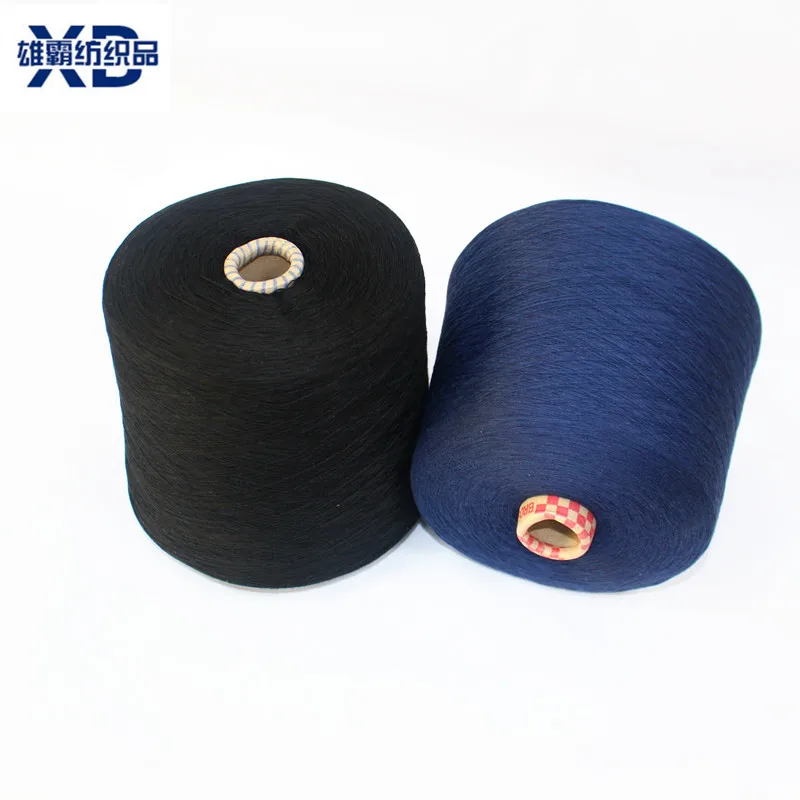 Cheap hot selling wholesale yarn 70% recycled polyester 30% bulk acrylic wool dyed yarn 28NM/2