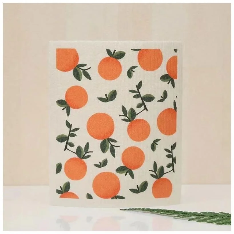 Cotton Scouring Pad Compressed Dishcloth Sponge Cloth Wood Pulp Natural All For Washing Dishes 16*20*0.4Cm Not Support Rectangle