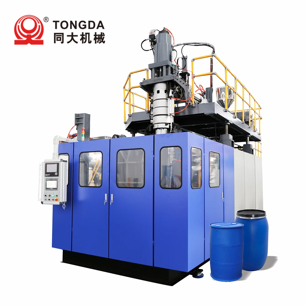Automation Jerrycan Machine 200L Blue HDPE Plastic Barrels Drum Making Machine Extrusion Blow Molding Machines