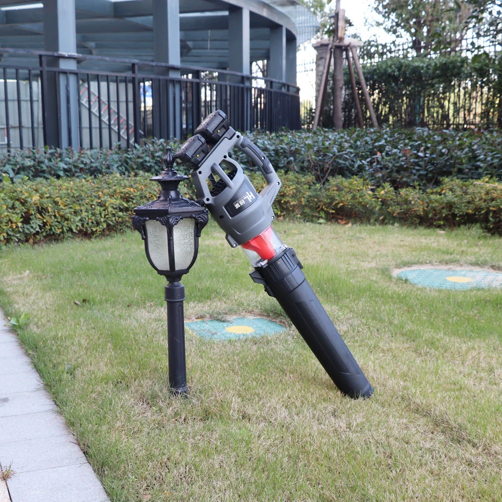 HENGLAI in Stock!!! 40v Cordless Air Blower Vacuum Cleannig Leaf Computer Dust Collector 250km/h 18000/min