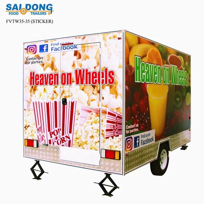 Best Design mobile Food Trailers/Mobile Kitchen trailer For Sale