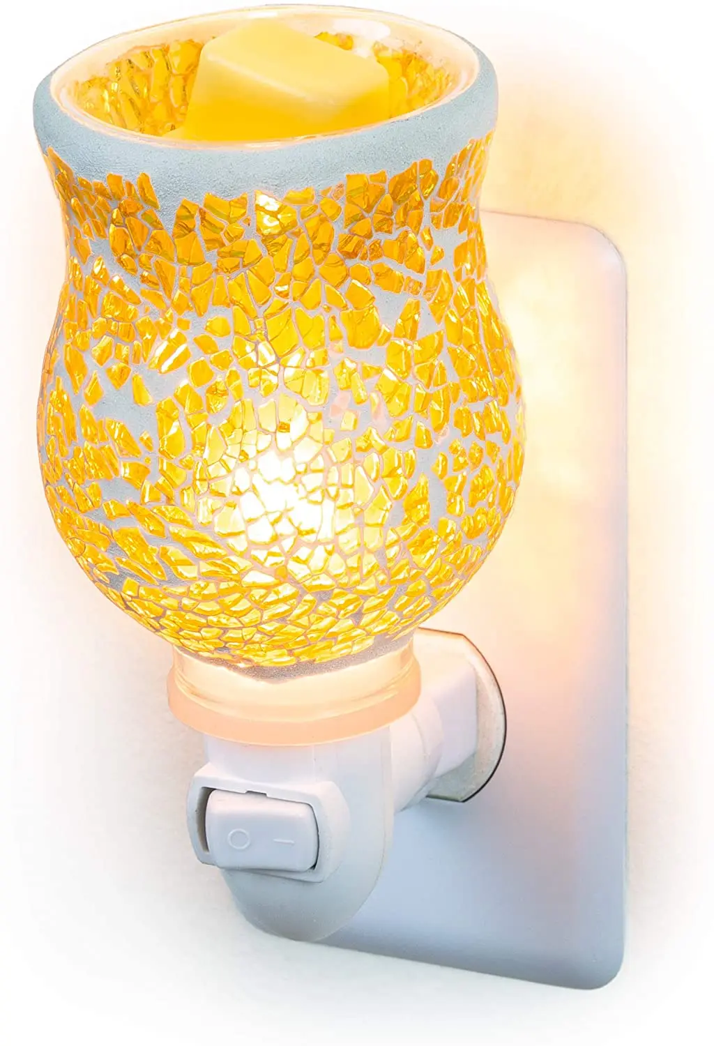 Mosaic  Wax Melt Warmer Candle   Plug in Wall Night Light