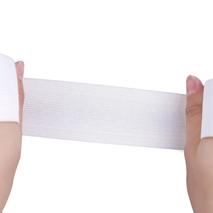 Factory sale crochet polyester elastic band binding tape knitting crochet elastic webbing