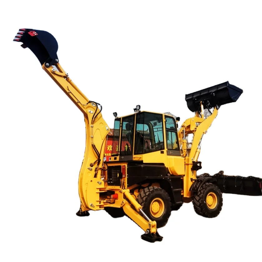WZ30-25 Backhoe Loader JCB model CE/EPA engine  for construction  hydraulic hammer  quick change attachments 4 in 1 bucket